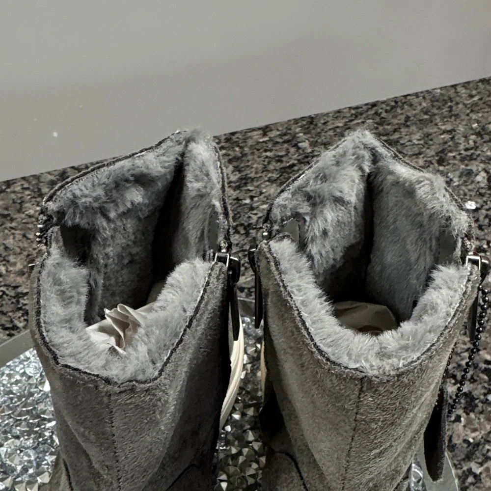 J Slides waterproof Winter Boots with Side Zipper and soft fur lining 8